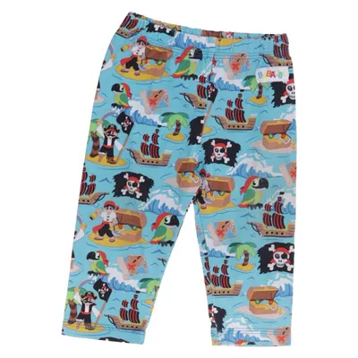 Leggings (Blue, Multicolored) from Babauba Cotton, Elastane