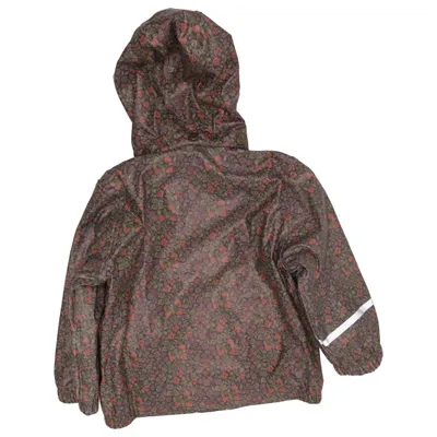 Regnjakke (Lilla, Orange, Flerfarvet) fra Mikk-line Polyurethan, Genanvendt polyester