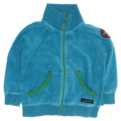 Fleecejacka (Blå, Grön) från Villervalla Bomull, Polyester