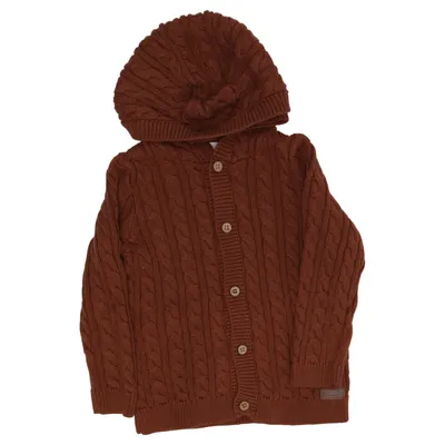 Cardigan (Brun) fra Topomini Bomuld