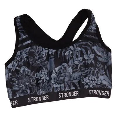 Sport-BH (Svart, Flerfärgad) från Stronger Elastan, Polyester