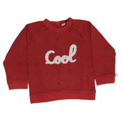 Collegetröja (Röd) från Bout'chou Bomull, Polyester