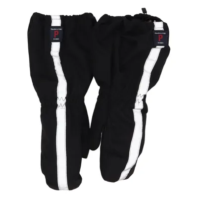 Mittens (Black) from Polarn O. Pyret Polyamide, Polyester