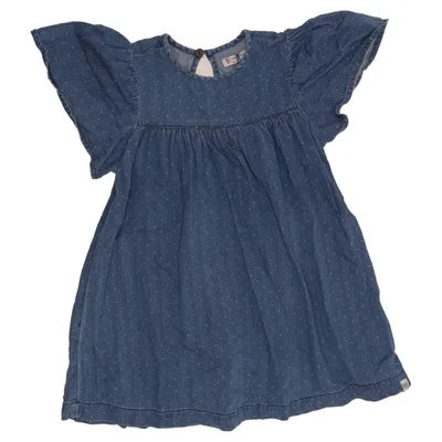 Robe en jean (Bleu, Blanc) de Noppies Coton