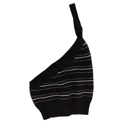 Halterneck top (Sort, Hvid) fra Kookaï Akryl, Elastan, Merinould, Metallfiber