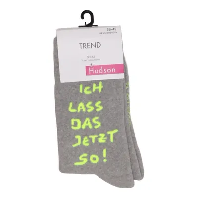 Socks (Gray, Yellow) from Hudson Cotton, Elastane, Polyamide