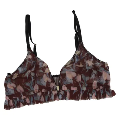 Bralette (Brun, Flerfärgad) från Underprotection Elastan, Återvunnen polyester
