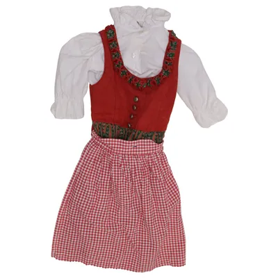 Dirndl (Rouge, Blanc)
