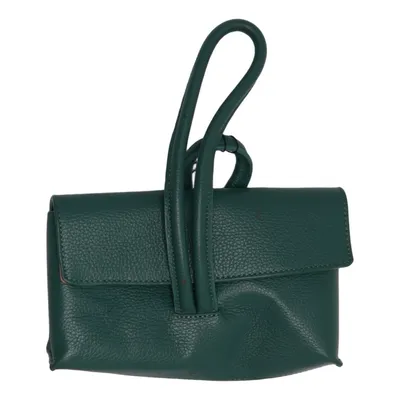Sac pochette (Vert) Cuir