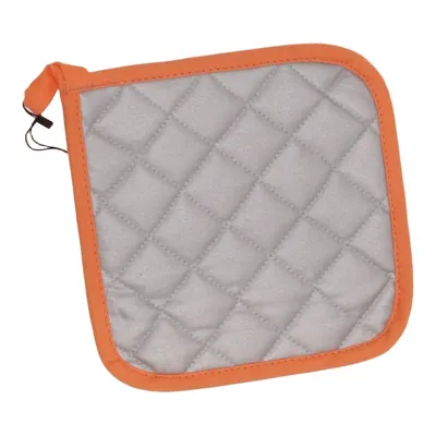 Potholder (Silver, Orange) from Crofton Cotton, Polyester
