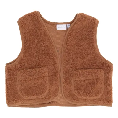 Ydervest (Brun) fra Name It Polyester