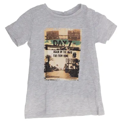 T-shirt (Gray, Multicolored) from Papagino Cotton, Viscose