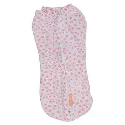 Swaddle sack (White, Pink) from SwaddleMe Cotton, Elastane