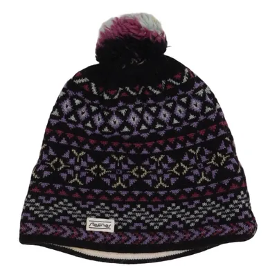 Bonnet à pompon (Noir, Multicolore) de Steffner Laine