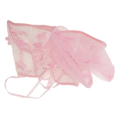 Korset (Roze, Wit) Elastaan, Polyamide