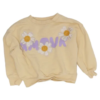 Sweatshirt (Gul, Flerfarvet) fra Hema Økologisk bomuld