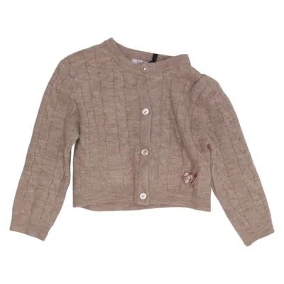 Cardigan (Beige) fra Mini Mini Akryl, Polyamid, Polybutylen, Uld