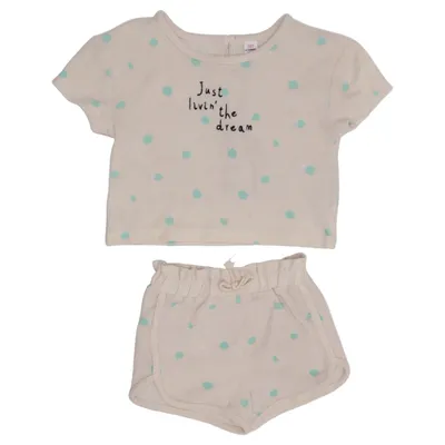 Sæt (Beige, Grøn) fra LC Waikiki Baby Bomuld, Polyester