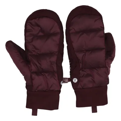 Fäustlinge (Lila) von Lululemon Daune, Elasthan, Feder, Nylon, Polyester