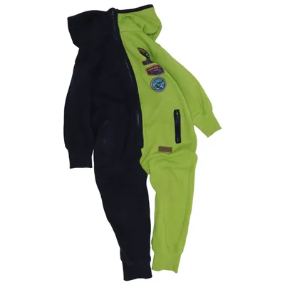 Barboteuse (Bleu, Vert, Gris) de Barracuda Coton, Polyester