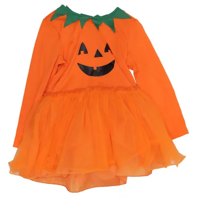 Fancy dress (Orange) from H&M Elastane, Polyester