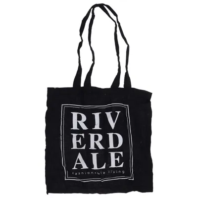 Canvas bag (Black, White) from Riverdale Cotton