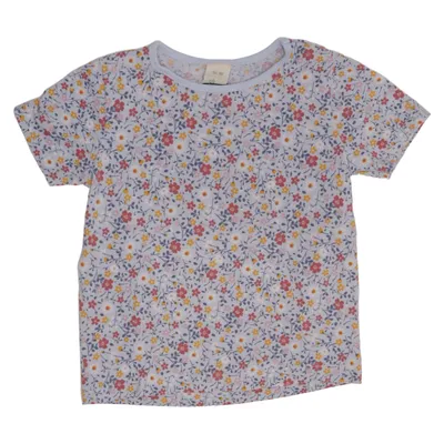 T-shirt (Blauw, Meerkleurig) van Alana Katoen, Elastaan