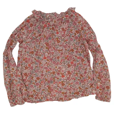 Blouse (Pink, Multicolored) from H&M Cotton