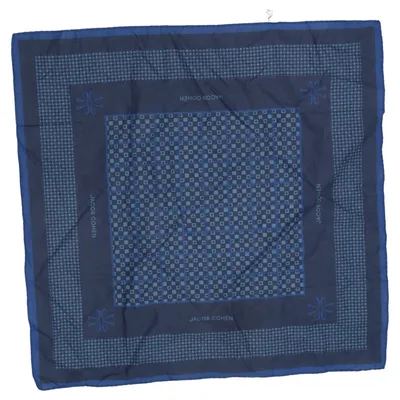 Handkerchief (Blue) from Jacob Cohen Cotton