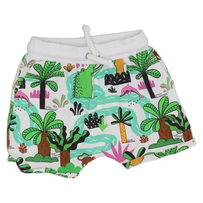 Sweat shorts (White, Green, Multicolored) from Raspberry Republic