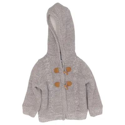Duffle coat (Gris) de Creeks Acrylique, Coton, Polyester