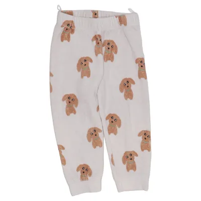 Pyjamasbyxor (Vit, Brun) från Hema Ekologisk bomull, Återvunnen polyester