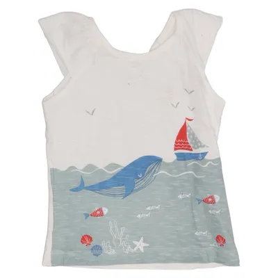 Top (White, Blue, Multicolored) from Alana Organic cotton