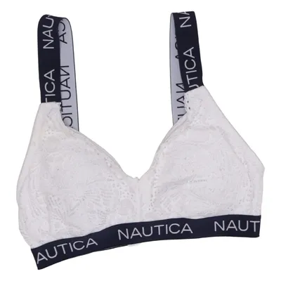 Bralette (Hvid, Blå) fra Nautica Elastan, Polyamid