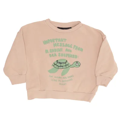 Sweatshirt (Beige) fra Mini Rodini Bomuld