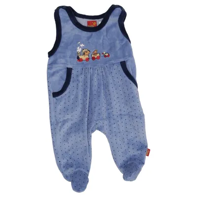 Barboteuse (Bleu) de Smily Coton, Polyester