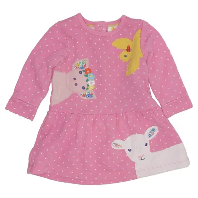 Klänning (Rosa, Flerfärgad) från Baby Boden Bomull, Polyester