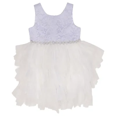 Brudnäbbsklänning (Blå, Vit) från American Princess Polyester