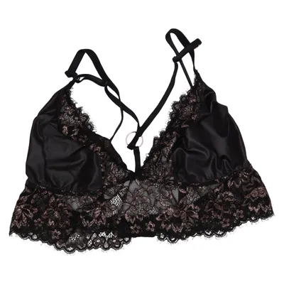 Bralette (Svart, Guldfärgad) från Venus Elastan, Polyester