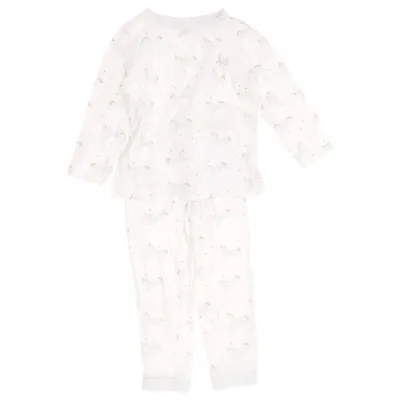 Pajamas (White, Multicolored) from Noukie's Cotton