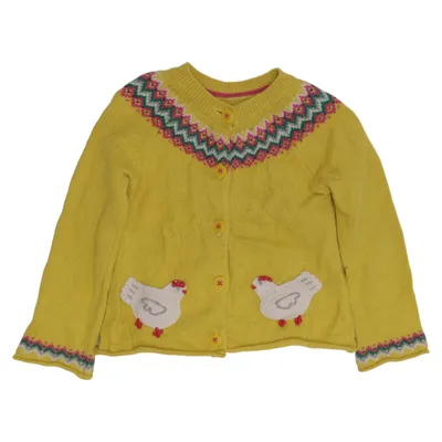 Cardigan (Gul, Flerfarvet) fra Baby Boden Bomuld, Polyamid, Uld