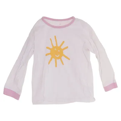Long sleeve T-shirt (White, Yellow, Pink) from Tchibo Organic cotton
