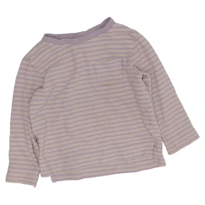 T-shirt à manches longues (Violet, Beige) de Hema Coton