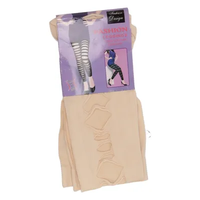 Leggings (Beige) fra Fashion Design Elastan, Polyamid