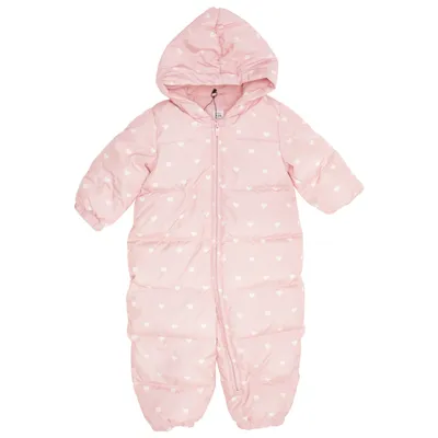 Outdoor overalls  (Pink, Hvid) fra BabyGap Dun, Fjer, Polyester
