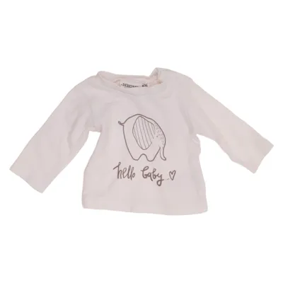 Langærmet t-shirt (Hvid) fra Jacky Bomuld
