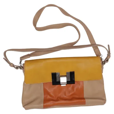 Axelremsväska (Gul, Orange, Beige) från David Jones