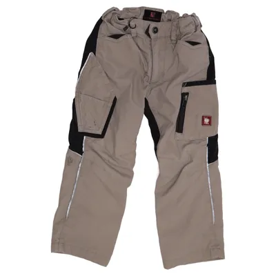 Arbejdsbukser (Beige, Sort) fra Engelbert Strauss Bomuld, Polyester