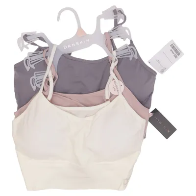 Bustier (White, Gray, Pink) from Danskin Elastane, Polyamide