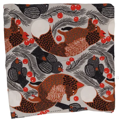 Cushion cover (Beige, Multicolored) from Marimekko Cotton